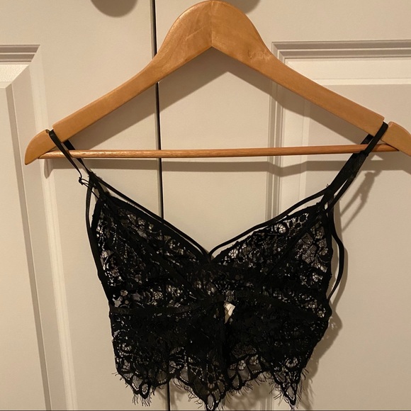 Black Bralette lace top in size small - Picture 3 of 4